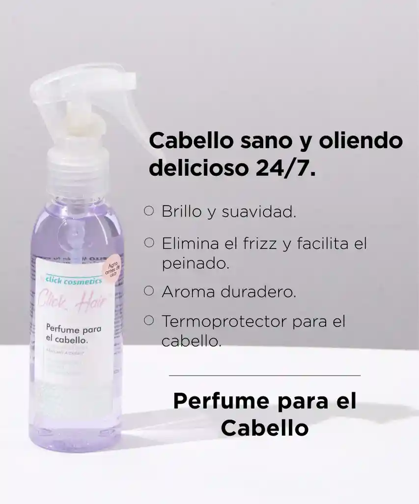 Perfume Para El Cabello -transparente- Click