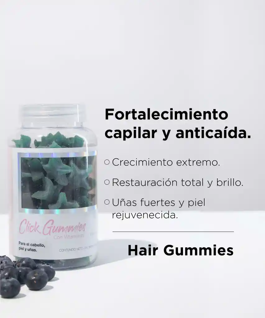 Gomitas De Vitamina Para El Cabello Click