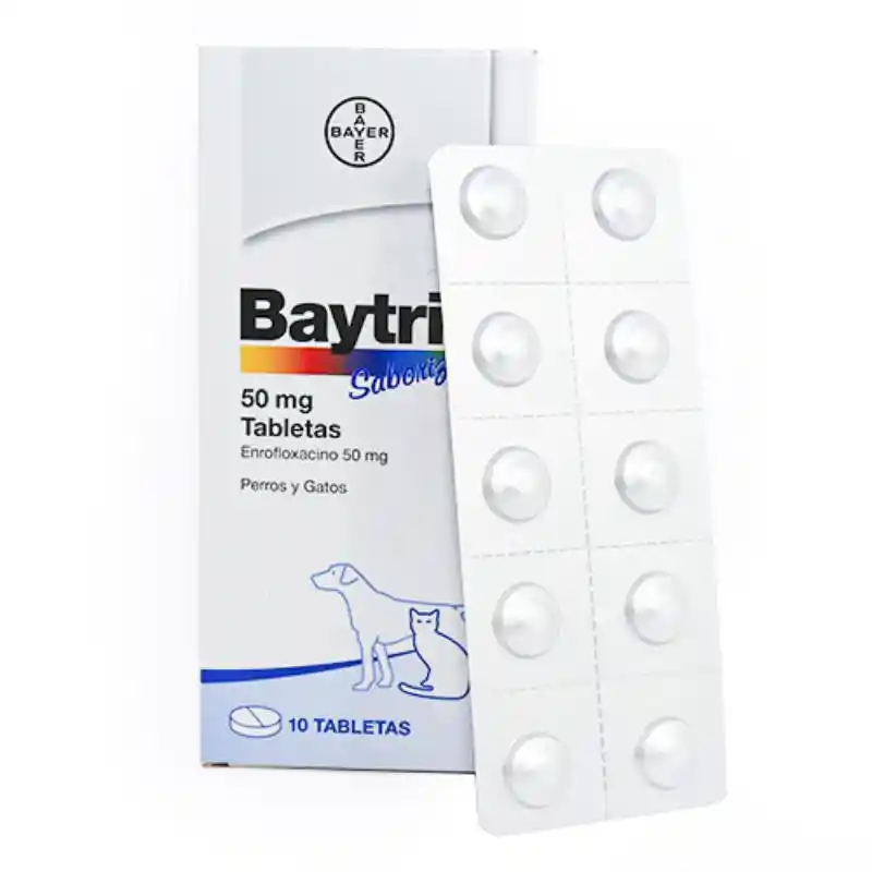 Baytril 50 Mg X Tableta