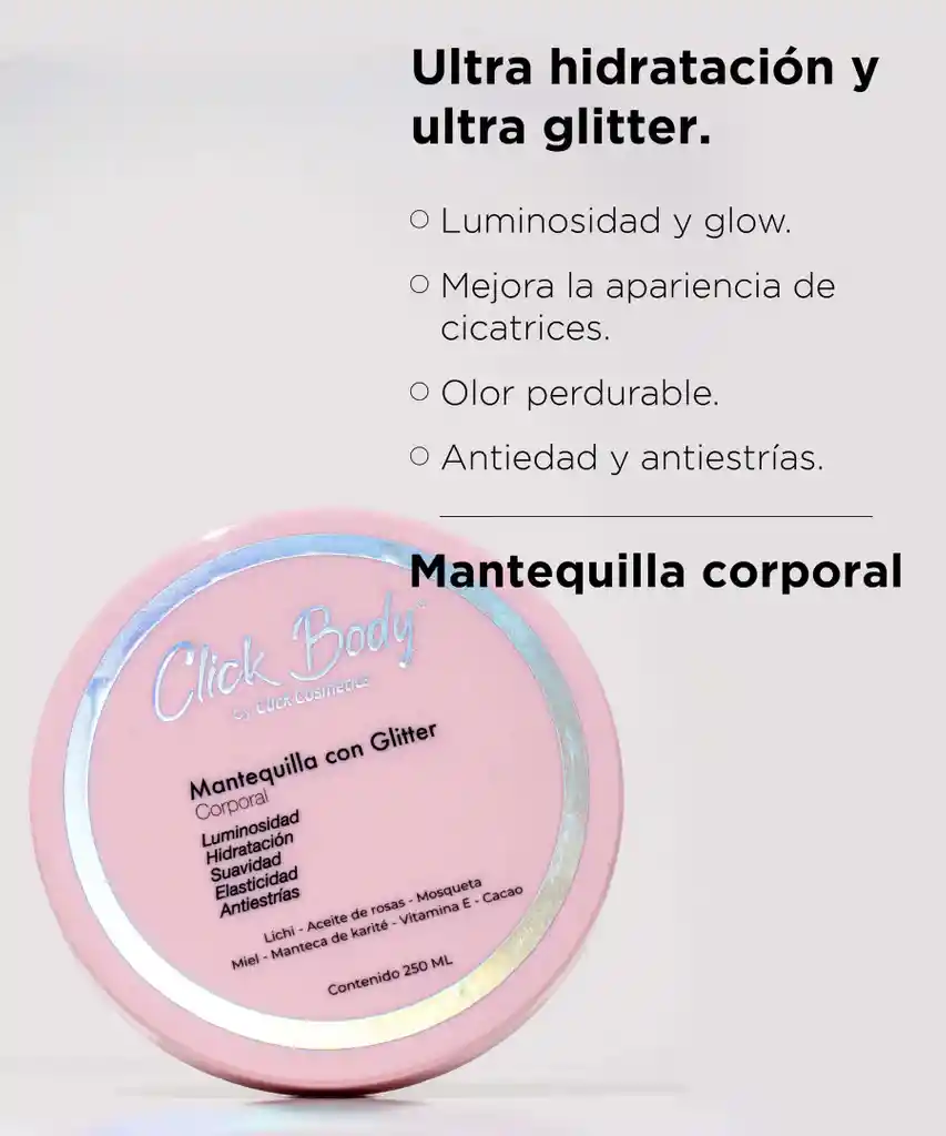 Mantequilla Con Glitter