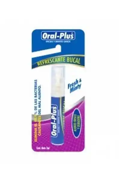 Oral Plus Refrescante Bucal Fresh Minty Tubo X 7 Ml