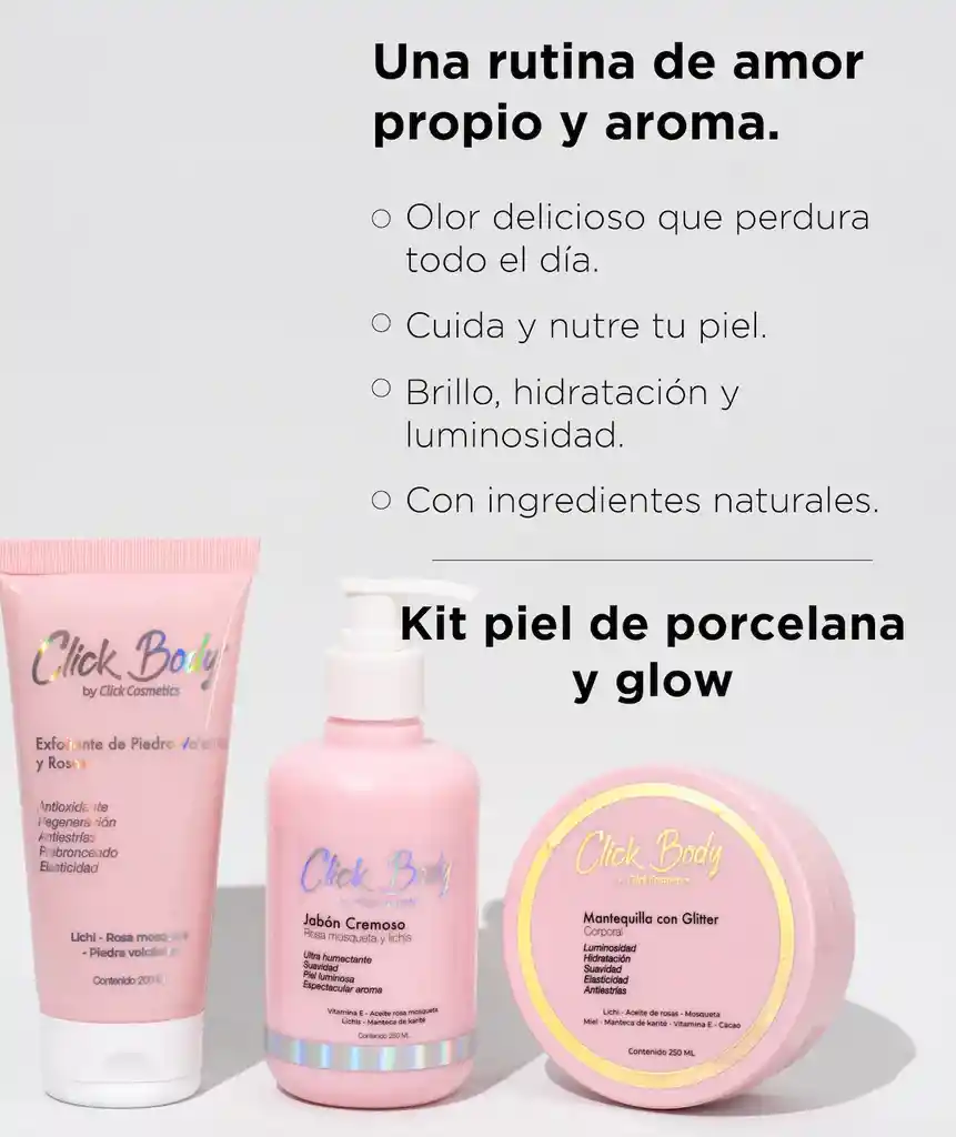 Kit Piel De Porcelana Y Glow