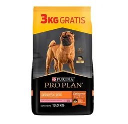 Pro Plan Sensitive Skin Raza Mediana Pague 10 Kg Lleve 13 Kg