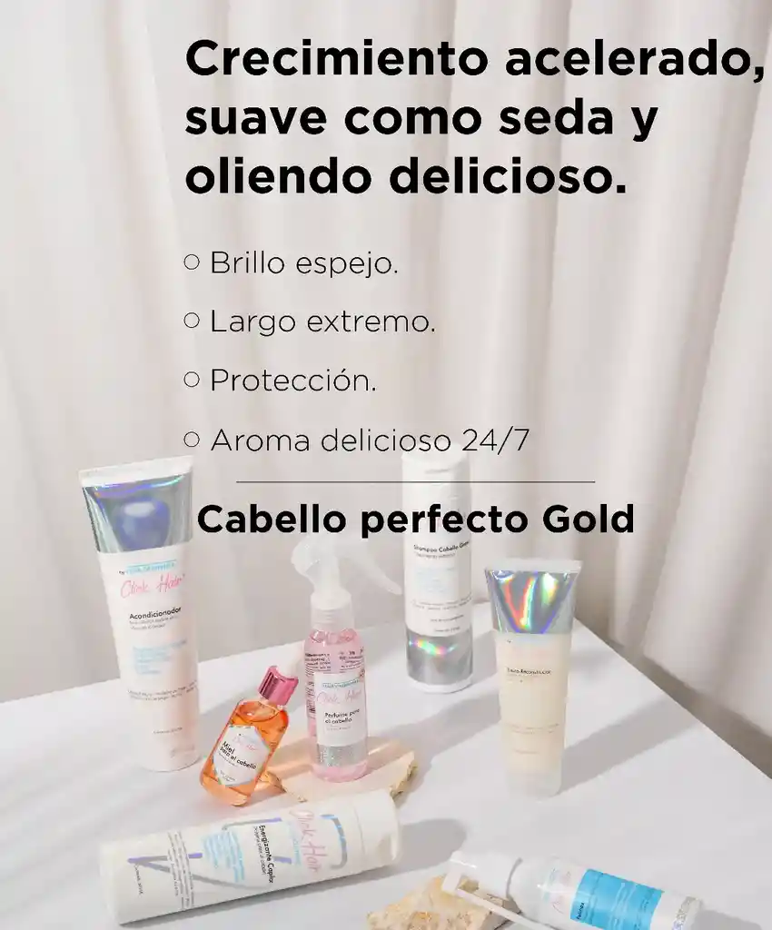 Kit Cabello Perfecto Gold Click