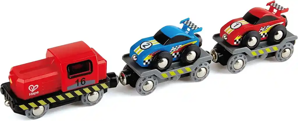 Juguete Motricidad Transportador De Coches De Carreras Niños