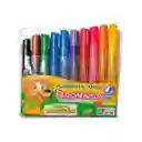Plumones Jumbo X 10 Parchesitos