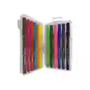 Marcador Lettering Pelikan X 12 Punta Pincel
