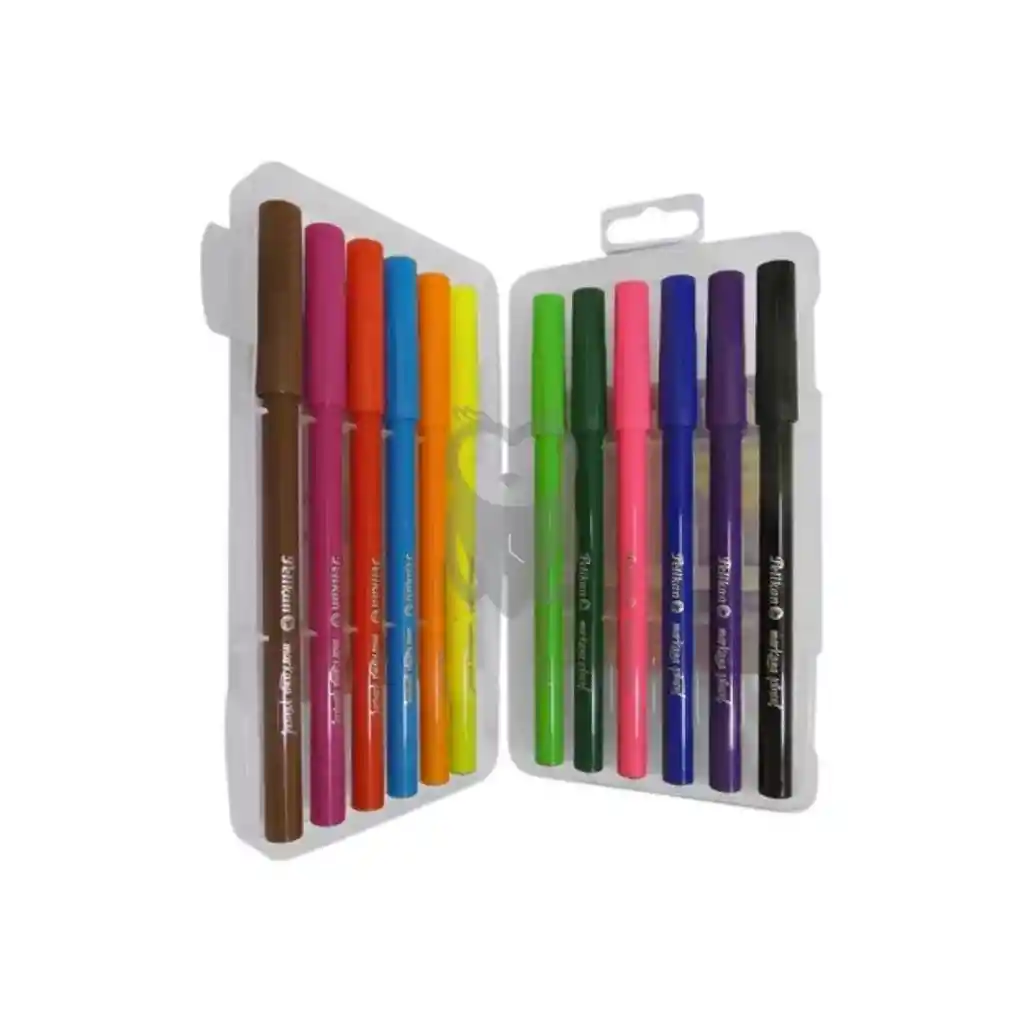 Marcador Lettering Pelikan X 12 Punta Pincel
