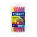 Marcador Lettering Pelikan X 12 Punta Pincel