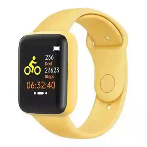 Smartwatch Reloj Inteligente D20 Pro Amarillo