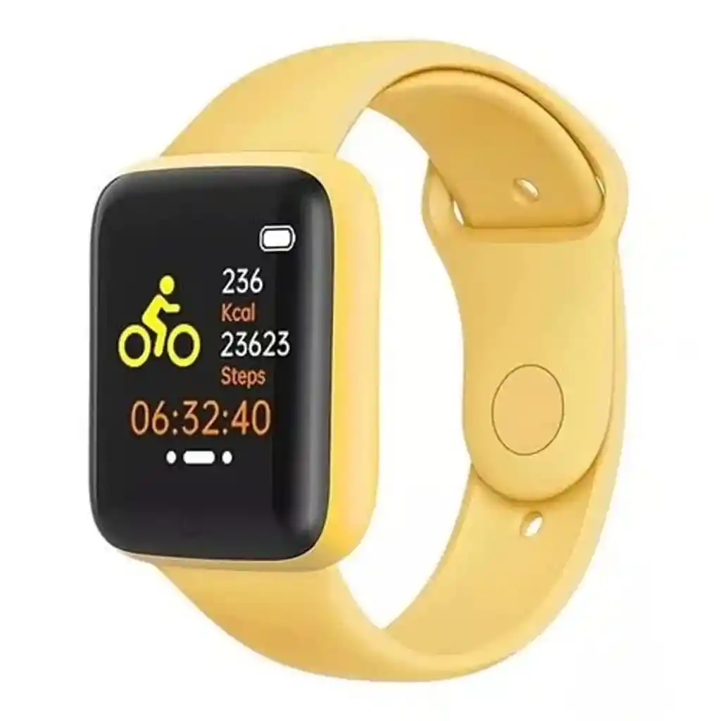 Smartwatch Reloj Inteligente D20 Pro Amarillo