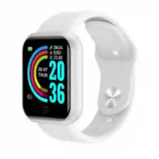 Smartwatch Reloj Inteligente D20 Pro Blanco