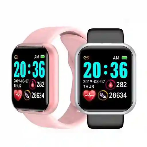 Smartwatch Reloj Inteligente D20 Pro Rosa