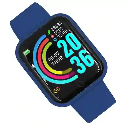 Smartwatch Reloj Inteligente D20 Pro Azul