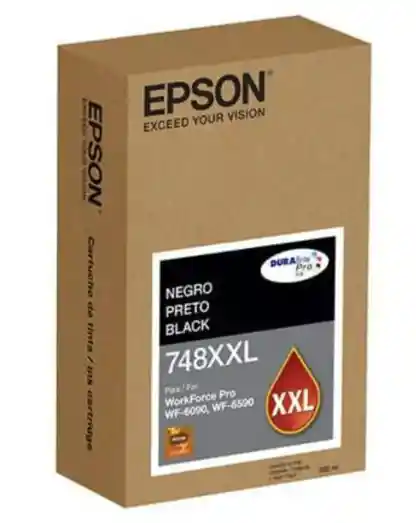 Cartucho De Tinta Epson 748xxl Negra Original