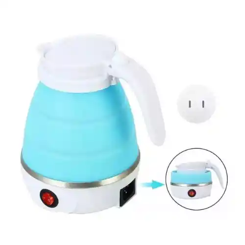 Tetera Eléctrica Hervidor De Agua Portátil Plegable 600ml