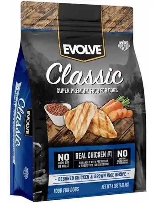 Evolve Alimento Perro Adulto Pollo 30 Lbs