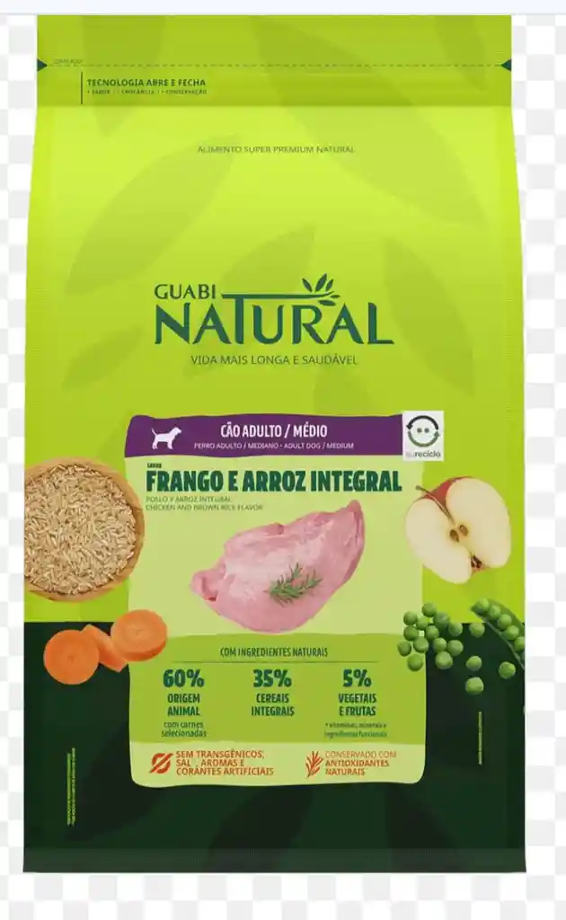 Guabi Natural Adulto Pollo Y Arroz Integral 2.5 Kg