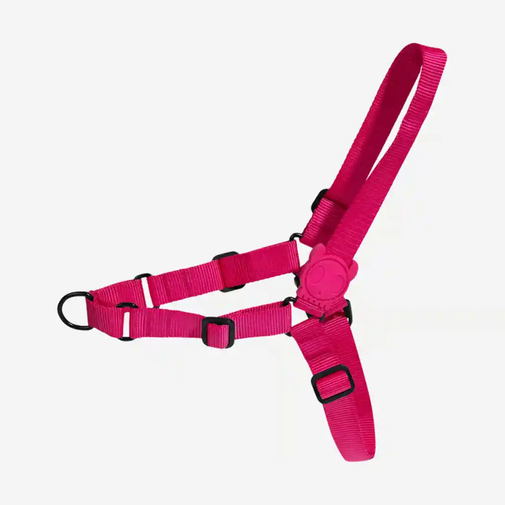 Zee.dog Soft Walk Harness - Arnés Antitirones Pink Led Talla L