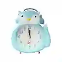 Reloj De Mesa Para Niñas Buho Niños (a) Alarma + Bateria