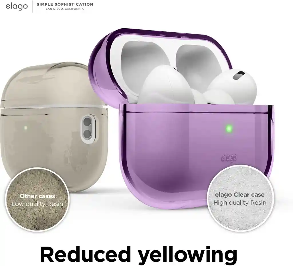 Elago Estuche Para Airpods Pro 2 Elago Clear En Morado