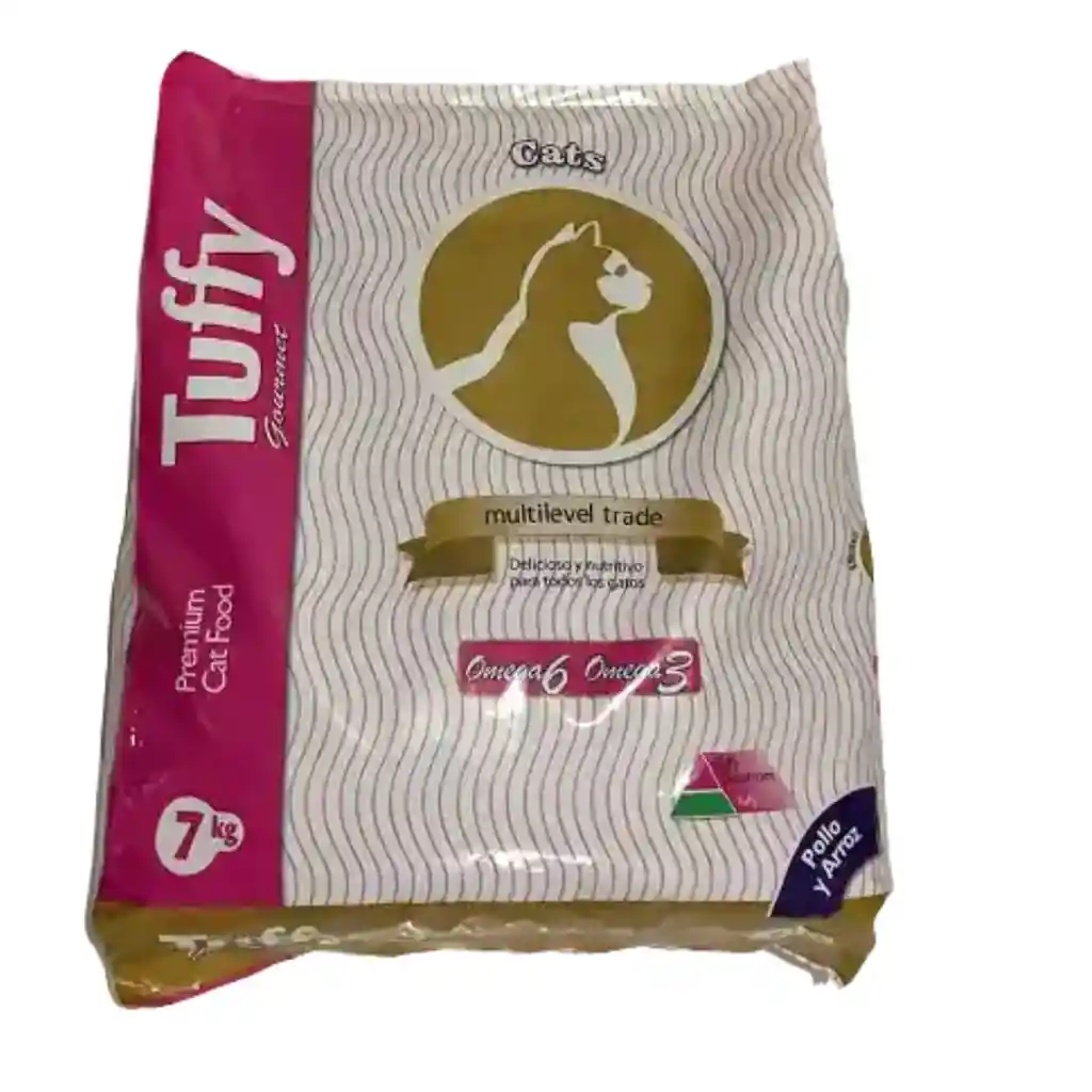 Tuffy Alimento Para Gato Gourmet Gatos Pollo Y Arroz 7 Kg