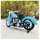 Moto De Colección Harley-davidson 1953 Fl Hydra Glide Azul