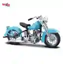 Moto De Colección Harley-davidson 1953 Fl Hydra Glide Azul