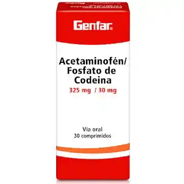 Acetaminofen/codeina 325 Mg/30 Mg Tab