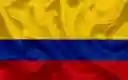 Bandera De Colombia En Satin Grande Para Interior 2 Metros