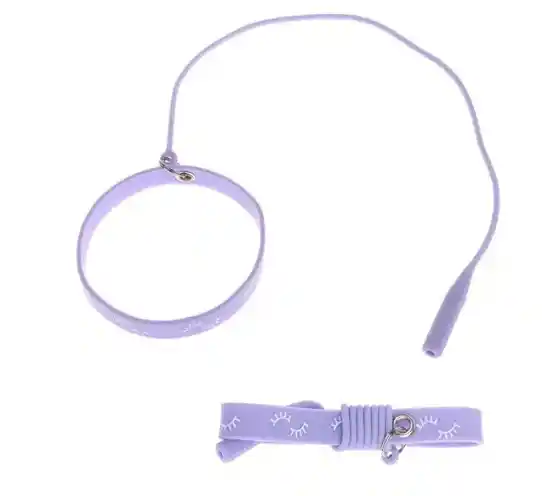 Pulsera Sujetador Pinzas De Pestañas Color Morado