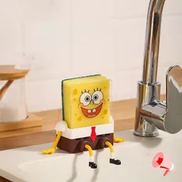 Esponja Para Lavar La Loza Con Diseño De Bob Esponja