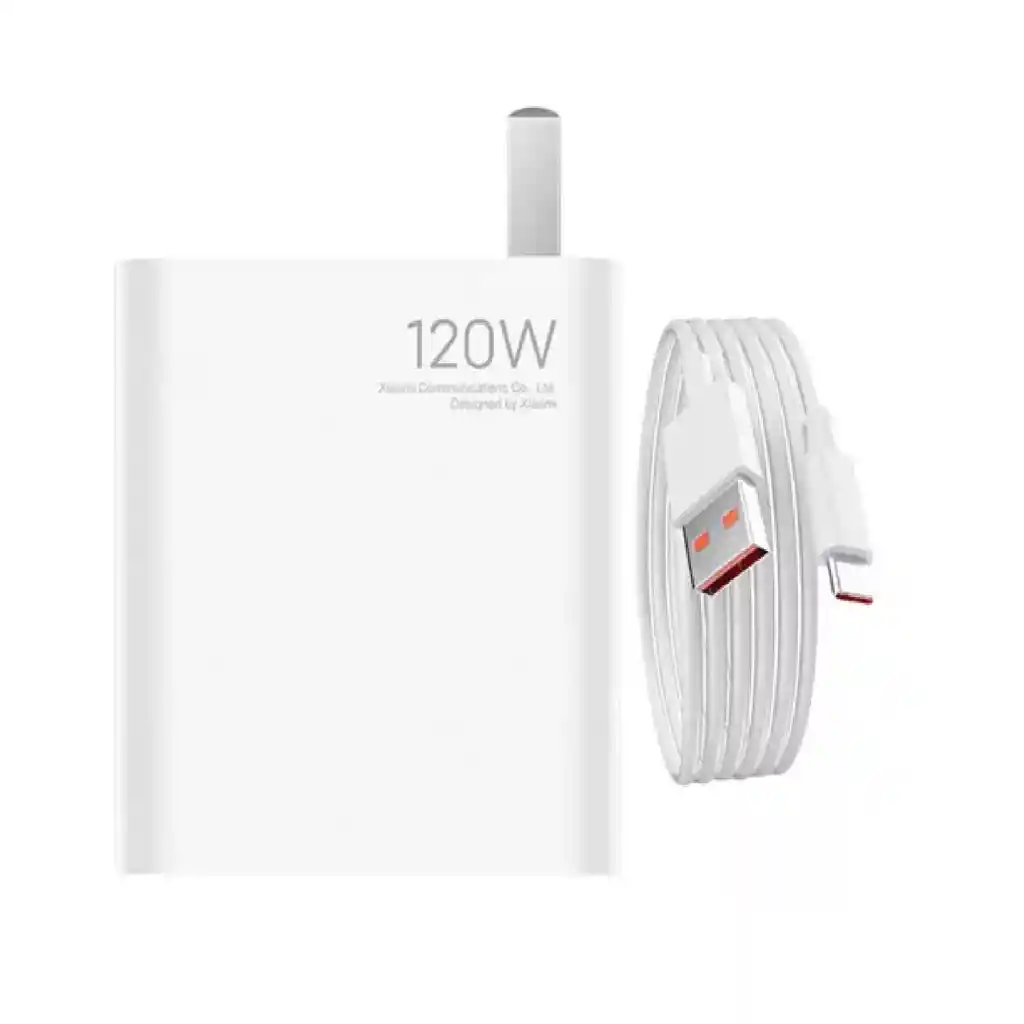 Cargador Carga Turbo Rápida Usb 120w Para Xiaomi