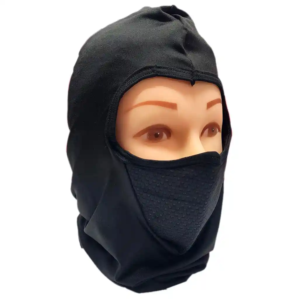 Cuello Multiusos Licrado Pescuezo Balaclava Moto Pasamontaña Cmlp-001 Negro