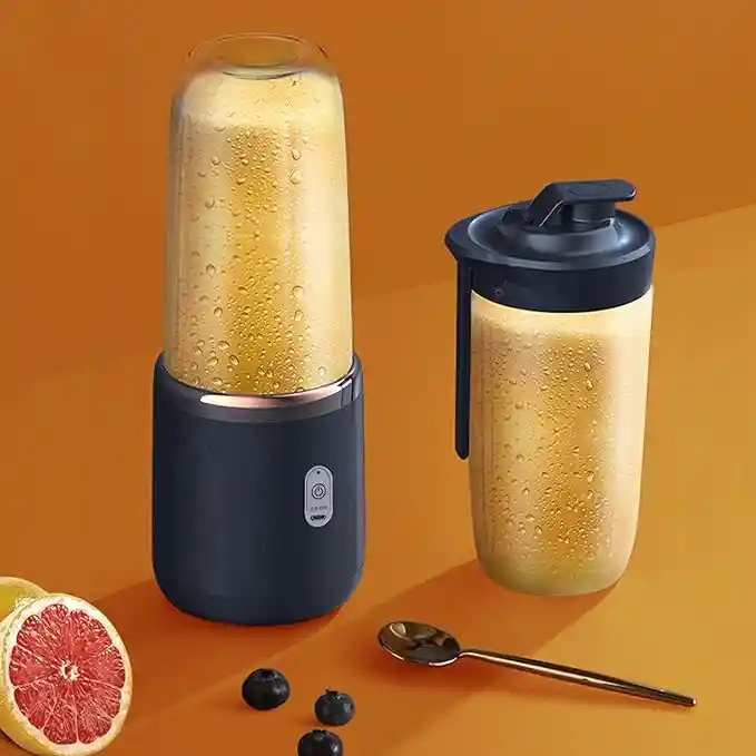 Licuadora Portátil De 300ml, Exprimidor Eléctrico De Frutas, Carga Usb, 2 Vasos