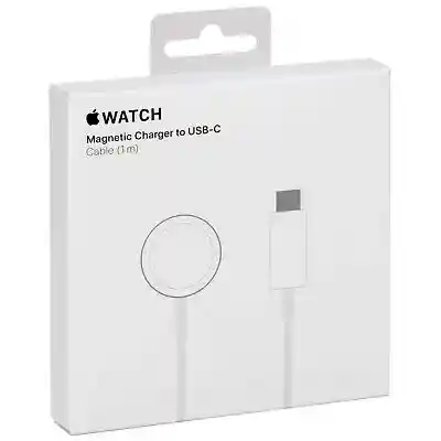 Cargador Rápido Magnético Usb-c Para Apple Watch, 1m - Blanco