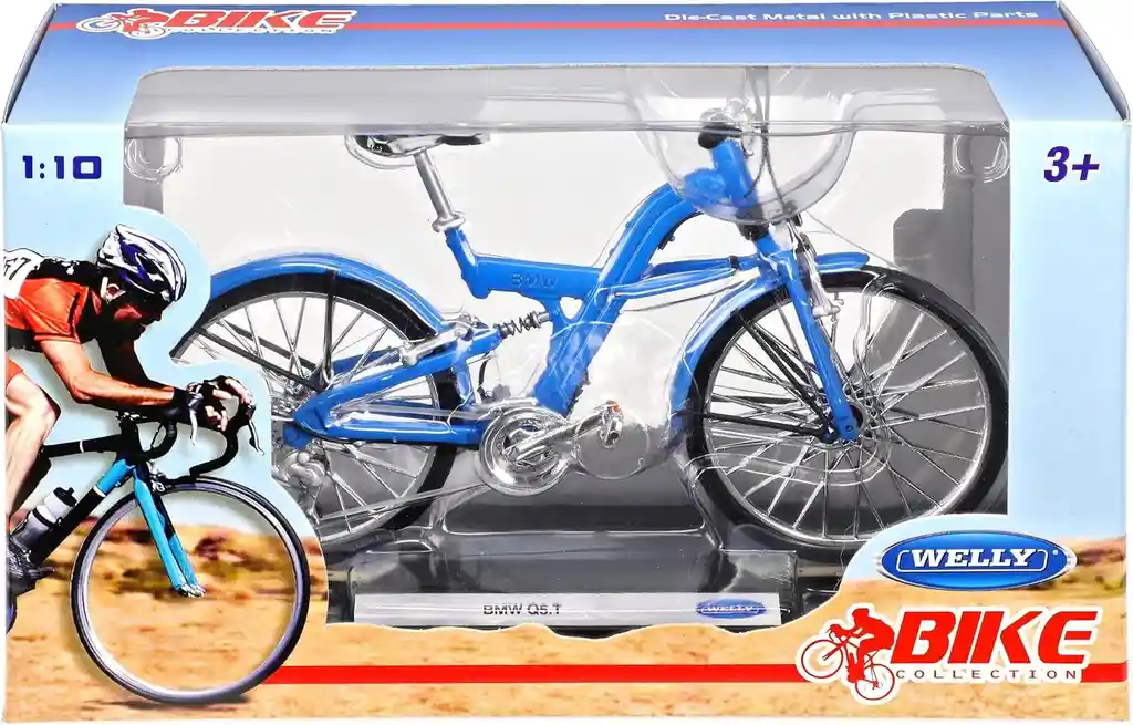 Bicicleta Coleccionable Welly Bmw Q5.t Azul