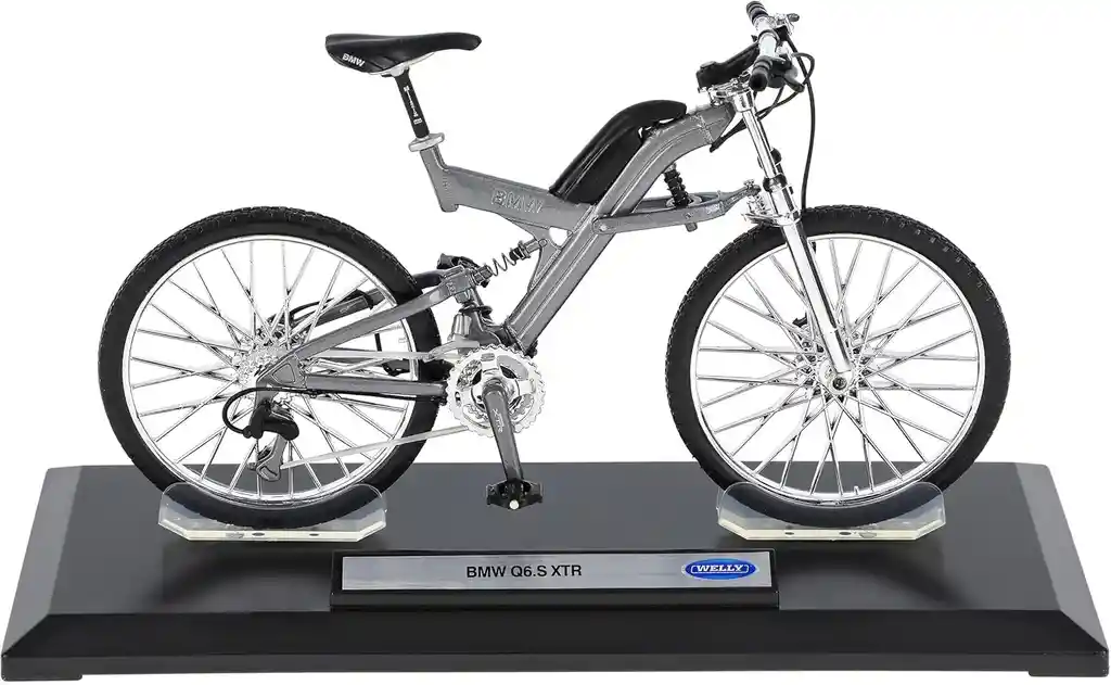 Bicicleta Coleccionable Welly Bmw Q6.s Xtr Gris