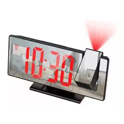 Pantalla Led De Proyección Grande Con Reloj Despertador