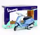 Moto Coleccionable Vespa Piaggio Primavera 150 Azul Modelo Moto Juguete Fiesta Regalos, Colección