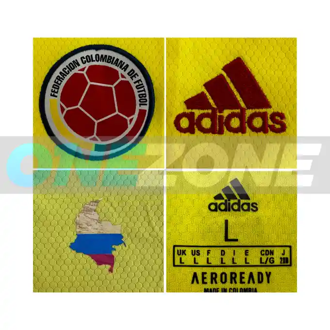 Camiseta Mujer Selección Colombia/talla: M /amarillo-3a