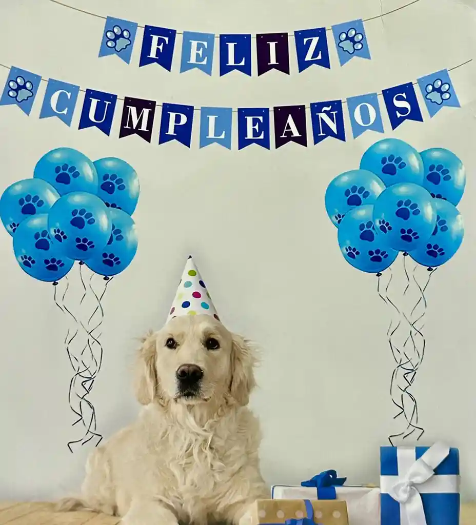 Decoracion Feliz Cumpleaños Para Fiesta De Perros