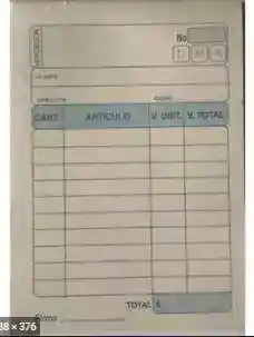 Facturera Periodico 1/32 X 3 Talonarios