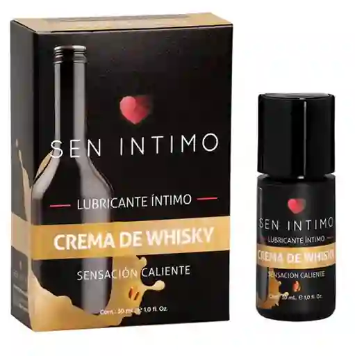 Lubricante Sensacion Caliente Crema Whisky 30ml Sen Intimo