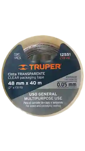 Cinta Transparente X 40m