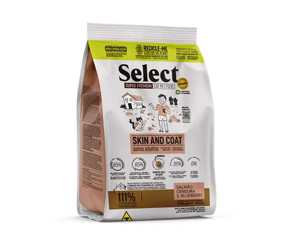 Select Piel Y Pelaje Gato Adulto X 7 Kg