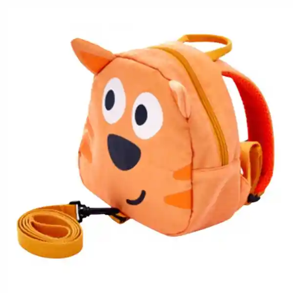 Juego Mochila Infantil Diseño De Tigre Y Correa Para Niños