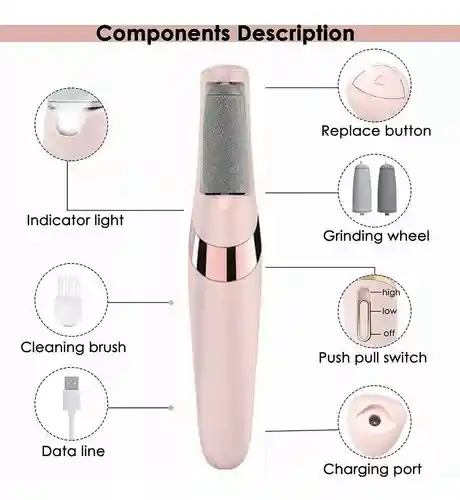 Removedor Eléctrico De Callos Para Pies