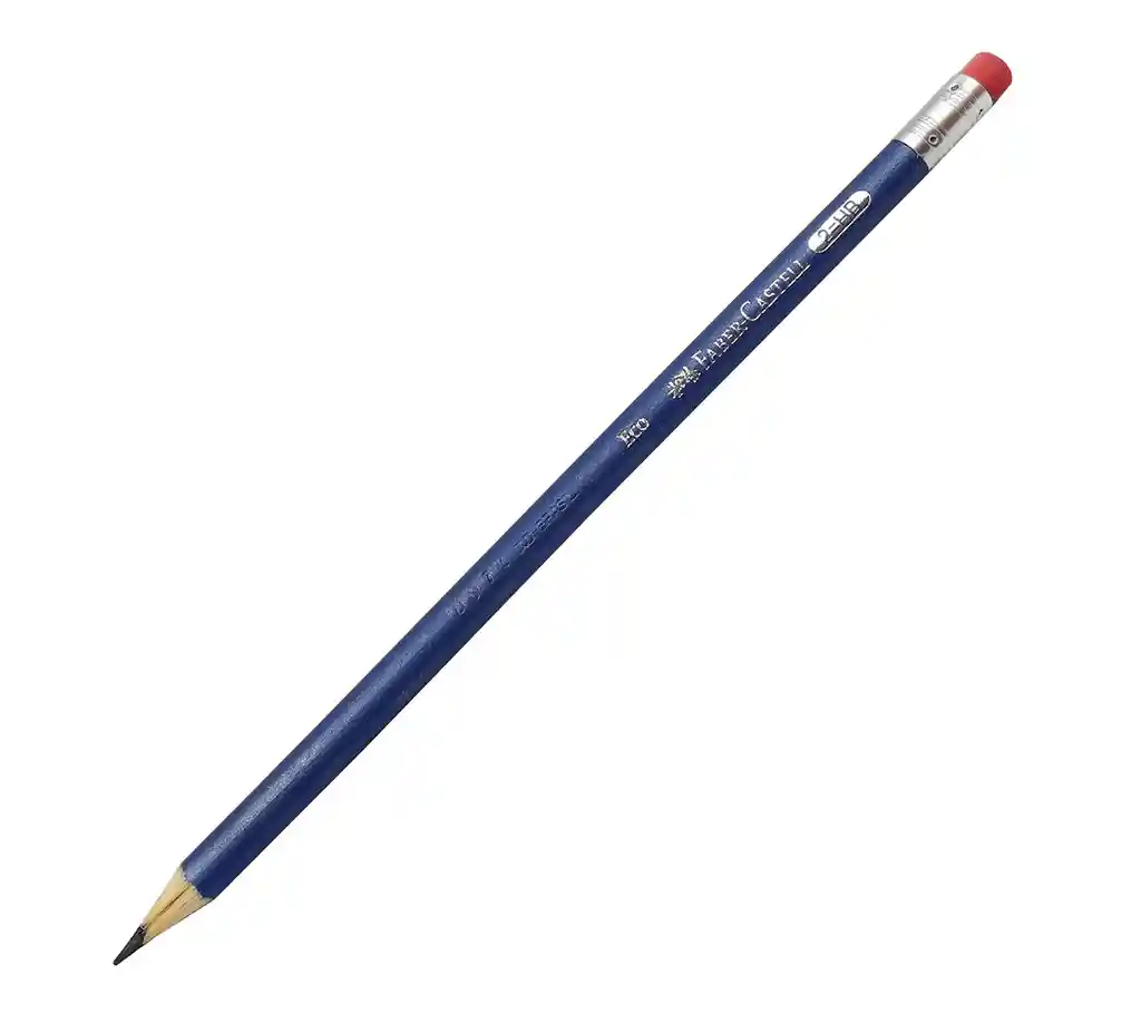 Lapiz Negro Faber Castell Presto No 2 Azul