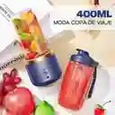 Mini Vaso Licuadora Portatil Usb Recargable Doble Vaso 400ml Batidora